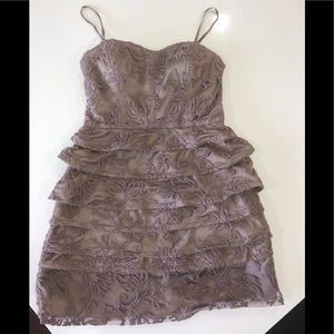 Adrianna Papell Lavender Cocktail Dress